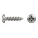 Halbrund-Spanplattenschraube 4,5x35 Edelstahl A2 blank PZ