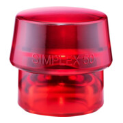 HALDER Embout en plastique pour maillet à frappe amortie SIMPLEX, pièce 50 mm