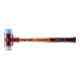 Halder Erwin Schonhammer SIMPLEX L.300mm Kopf-D. 30mm mittelh.HO TPE-soft,blau/TPE-mid,grau