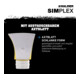 Halder hache simplex lame d'axe simplex 100mm/plateau superplastique 50mm Total.L.765mm-4