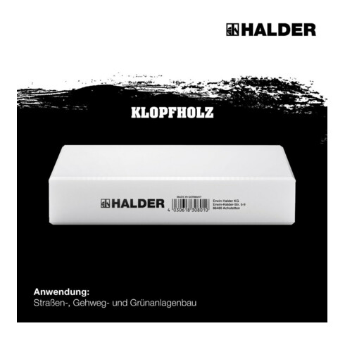 Halder Klopfholz 200x140x40mmSimplexHalder