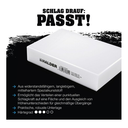 Halder Klopfholz 200x140x40mmSimplexHalder