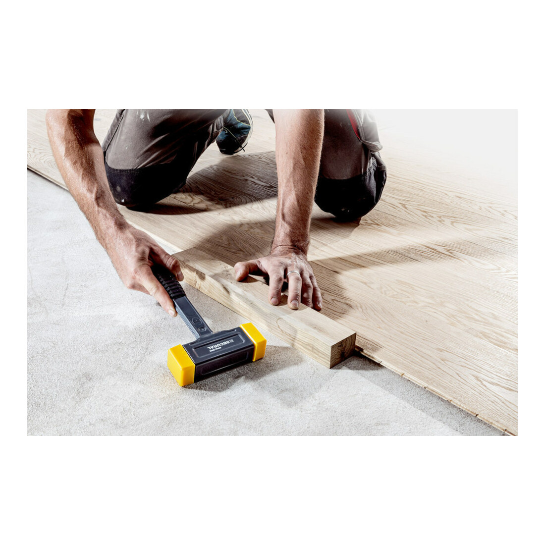 HALDER Maillet anti-rebond anti-rebond avec embout en polyuréthane 30X40 mm