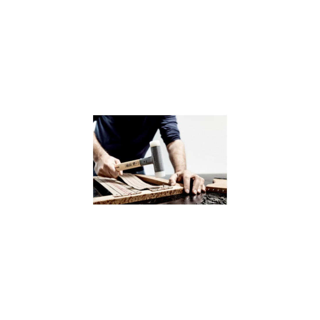 Maillet anti-rebond HALDER avec manche en Hickory