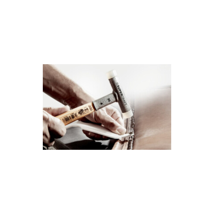 HALDER Maillet anti-rebond avec manche en Hickory 25 mm