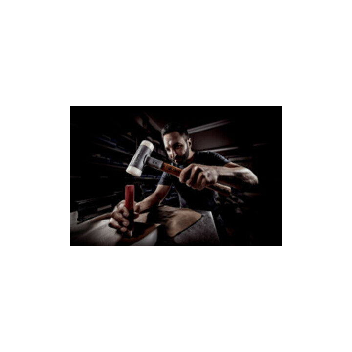 HALDER Maillet anti-rebond avec manche en Hickory 25 mm