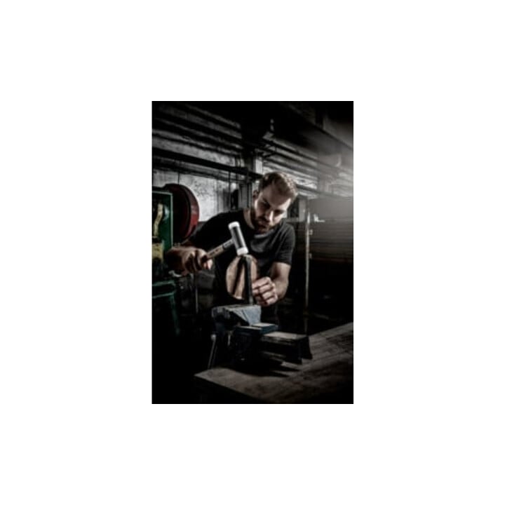 HALDER Maillet anti-rebond avec manche en Hickory 60 mm