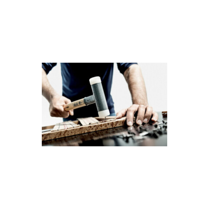 HALDER Maillet anti-rebond avec manche en Hickory 60 mm