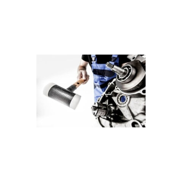 HALDER Maillet anti-rebond avec manche en Hickory 60 mm