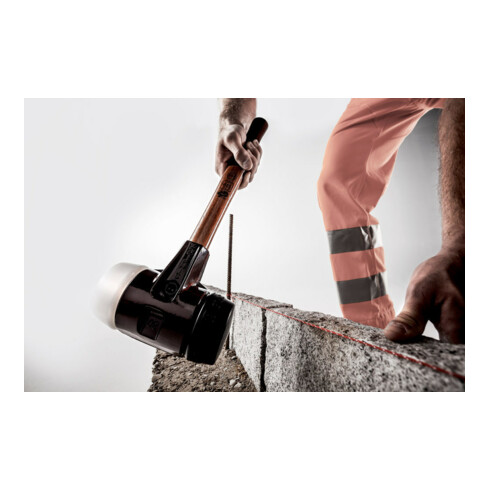 Maillet anti-rebond Halder Simplex EH-3002, embout en caoutchouc