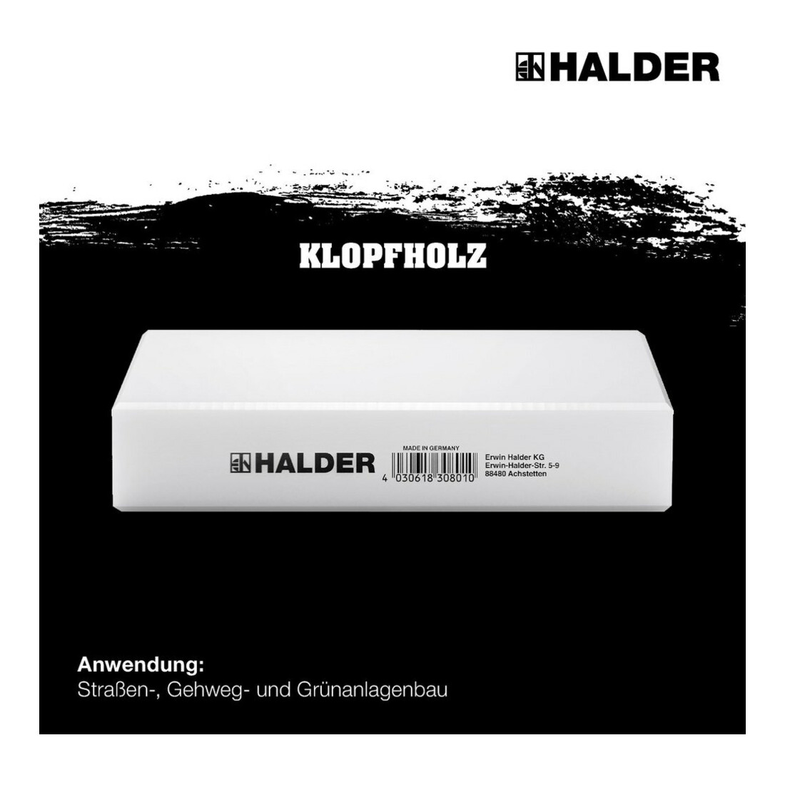 Halder Maillet en bois 200x140x40mm Simplex Halder