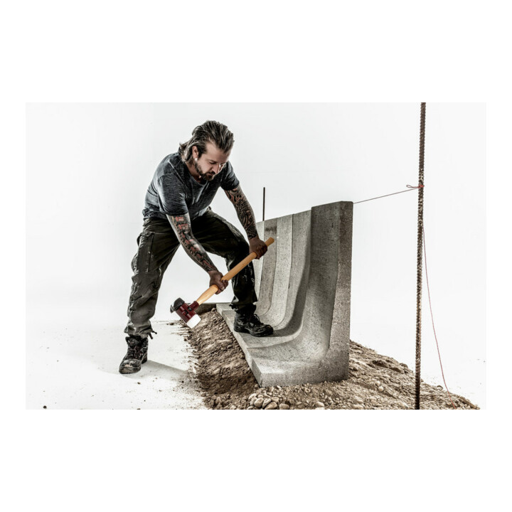 Halder Marteau de forgeron SIMPLEX 60 mm caoutchouc / superplastique avec support boîtier en fonte d'acier