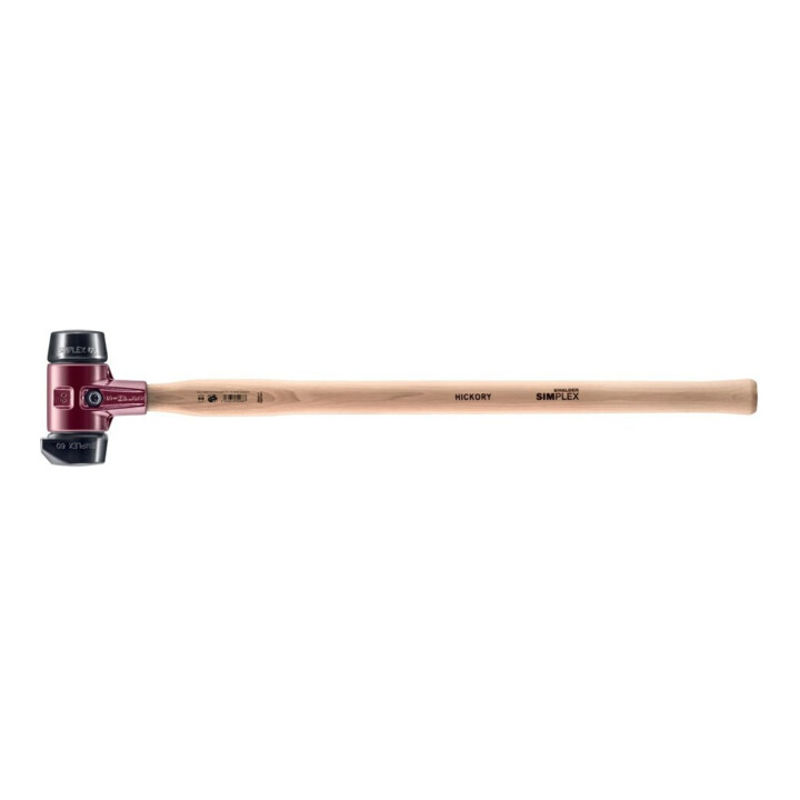 Halder Marteau de forgeron SIMPLEX 60mm caoutchouc avec pied acier moulé