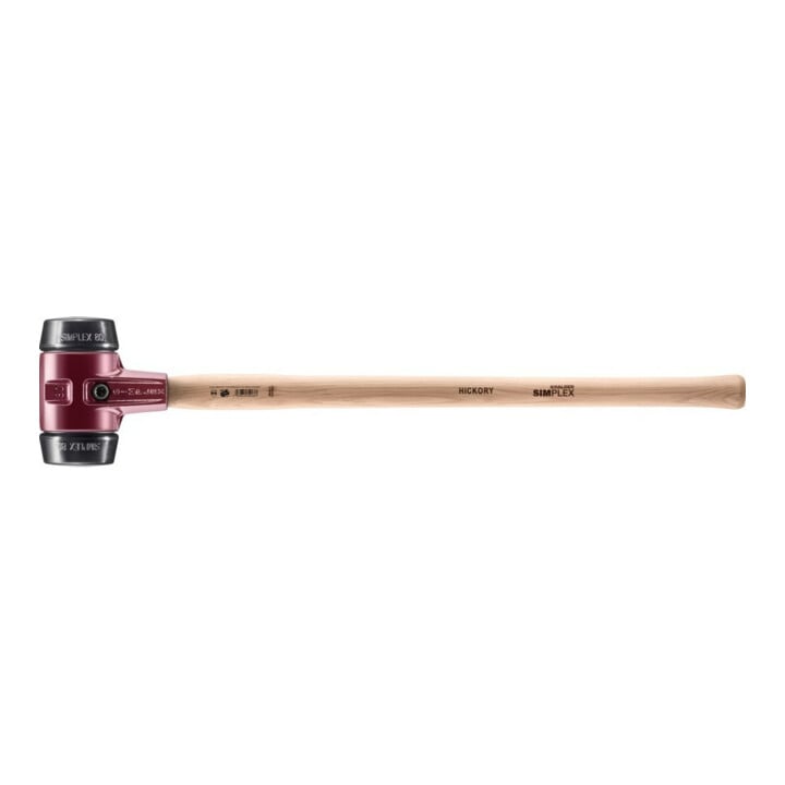 Halder Marteau de forgeron SIMPLEX 80mm caoutchouc
