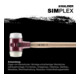 Halder Marteau de forgeron Simplex 80mm Superpl./Nylon
