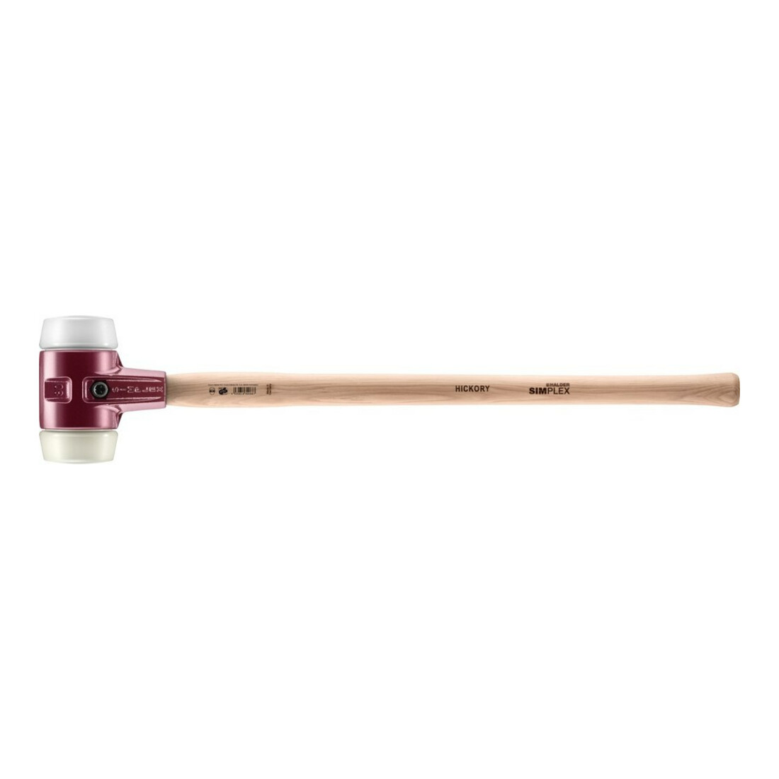 Halder Marteau de forgeron Simplex 80mm Superpl./Nylon