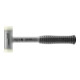 Halder Mazzuola a testa morbida Supercraft EH-3377, con manico in acciaio tubolare, inserto in nylon, antirimbalzo-2