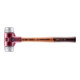 Halder Mazzuola a testa morbida Simplex, L=490mm, Testa Ø80mm, HO metallo morbido, argento-5