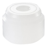 HALDER NORM+TECHNIK Embout de rechange, en nylon, blanc,-⌀ tête du maillet: 10 mm