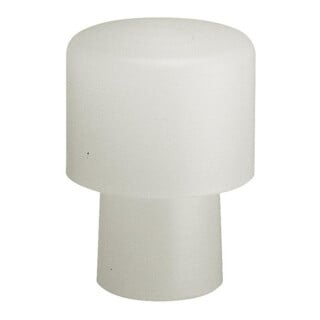HALDER NORM+TECHNIK Embout de rechange, en nylon, blanc,-⌀ tête du maillet: 12 mm