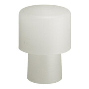 HALDER NORM+TECHNIK Losse dop, nylon, wit, Hamerkop-⌀: 12 mm
