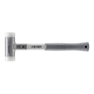 HALDER NORM+TECHNIK Rückschlagfreier Hammer mit 3-Komponentenstiel, Hammerkopf-⌀: 40mm