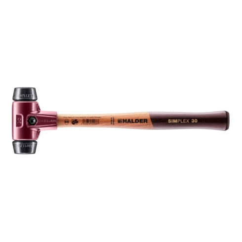 Halder zachte slaghamer Simplex EH-3002, rubber inzetstuk