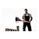 HALDER NORM+TECHNIK SIMPLEX-hamer,'zacht', met superplastic doppen, wit, Behuizing-⌀ / Materiaal: 100Gmm
