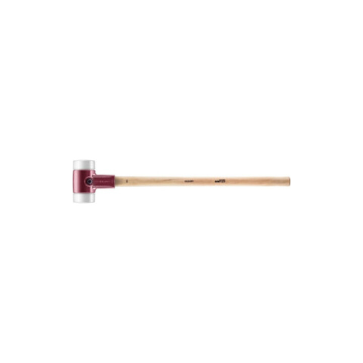 HALDER NORM+TECHNIK SIMPLEX-hamer,'zacht', met superplastic doppen, wit, Behuizing-⌀ / Materiaal: 100Gmm
