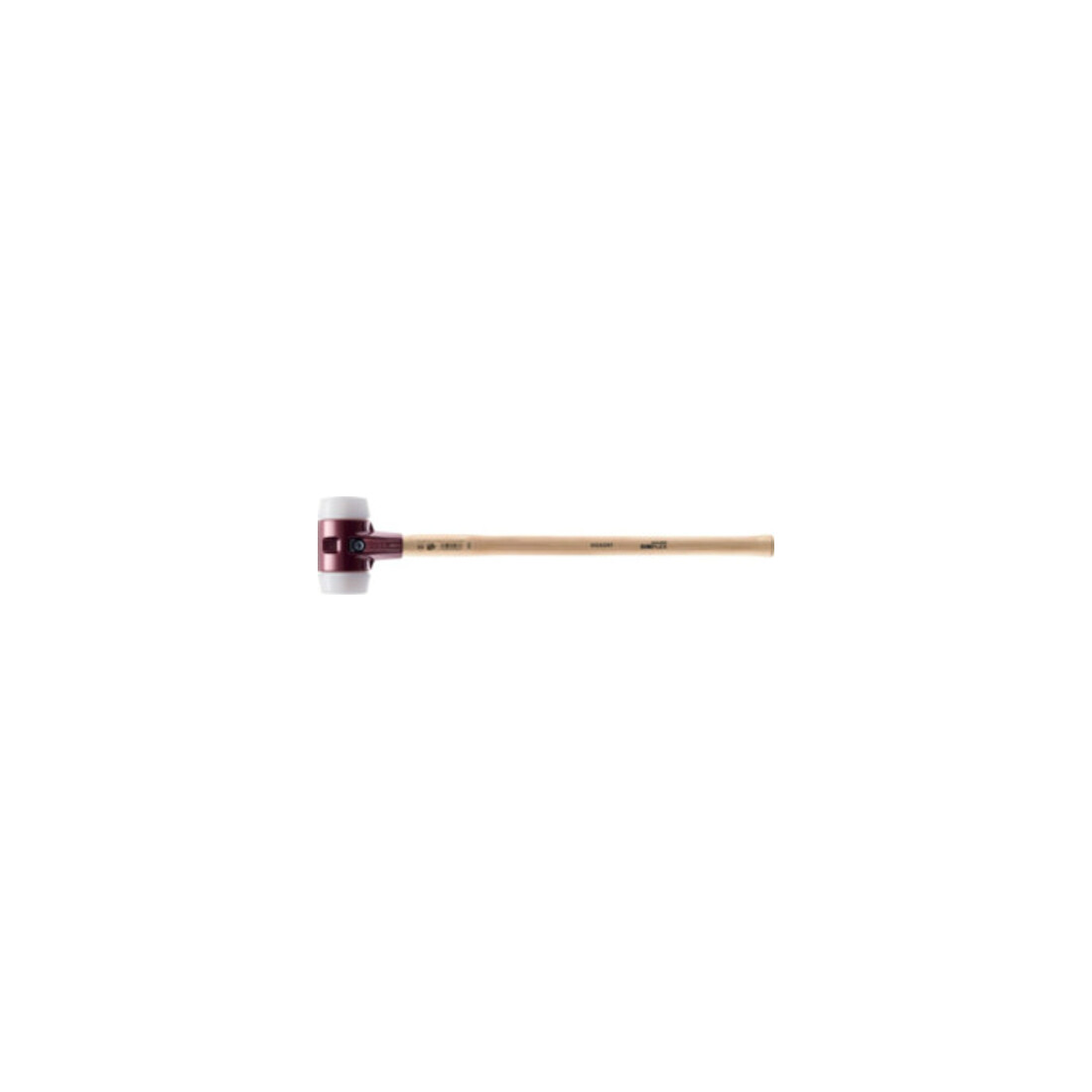 HALDER NORM+TECHNIK SIMPLEX-hamer,'zacht', met superplastic doppen, wit, Behuizing-⌀ / Materiaal: 100Gmm