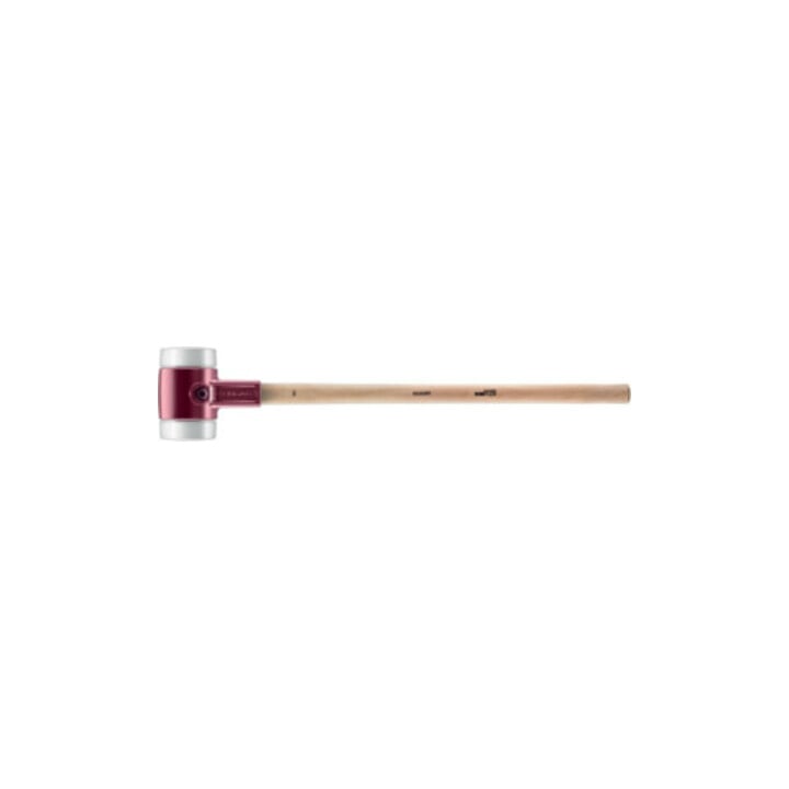 HALDER NORM+TECHNIK SIMPLEX-hamer,'zacht', met superplastic doppen, wit, Behuizing-⌀ / Materiaal: 125Gmm