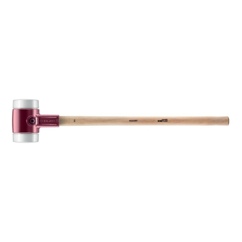 HALDER NORM+TECHNIK SIMPLEX-hamer,'zacht', met superplastic doppen, wit, Behuizing-⌀ / Materiaal: 125Gmm