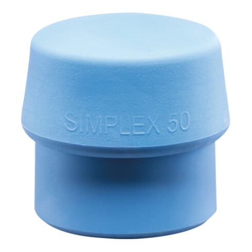 Halder Tassello in plastica TPE soft per mazzuola SIMPLEX, blu, per testa mazzuola Ø30mm