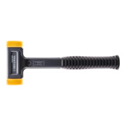 HALDER NORM+TECHNIK Terugslagvrije hamer met doppen van polyurethaan, Afmetingen hamerkop: 30X40 mm
