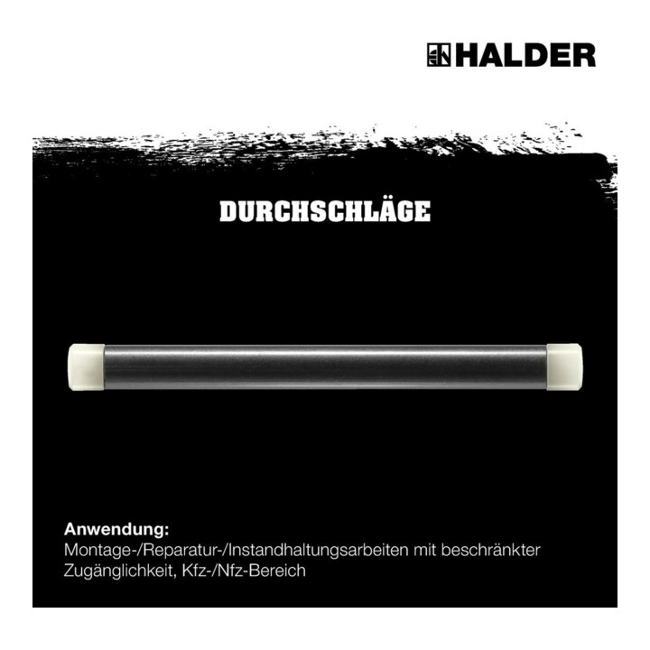 Halder Nylon-Durchschläger und Nylon-Klopfer, rückschlagfrei 12 mm