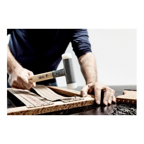 Halder Rückschlagfreier Hammer mit Hickory-Stiel
