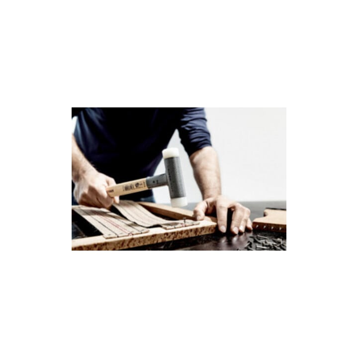 Halder Rückschlagfreier Hammer mit Hickory-Stiel 25 mm