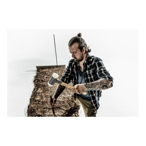 Halder Rückschlagfreier Hammer mit Hickory-Stiel