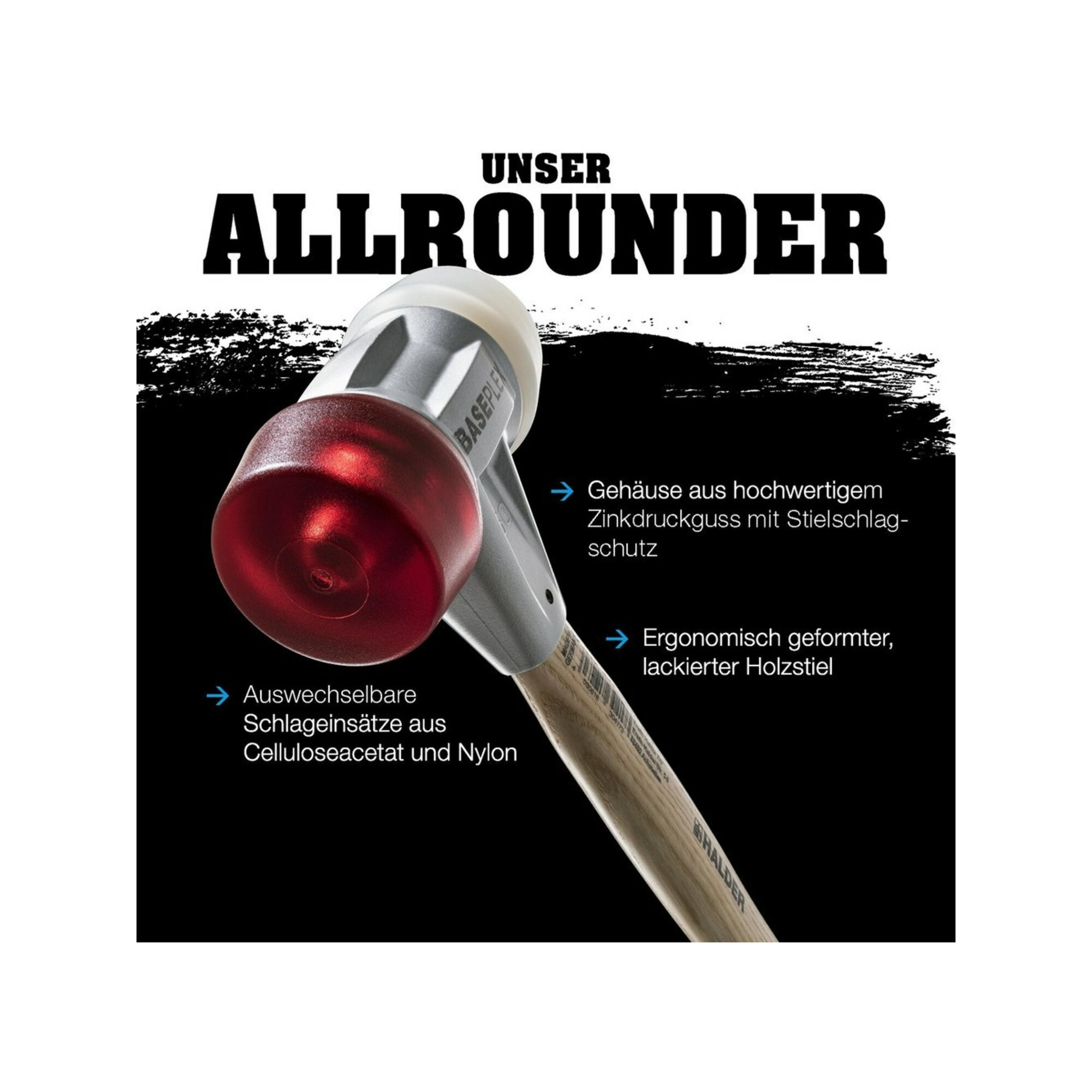 Halder Schonhammer Baseplex 25mm CA / Nylon