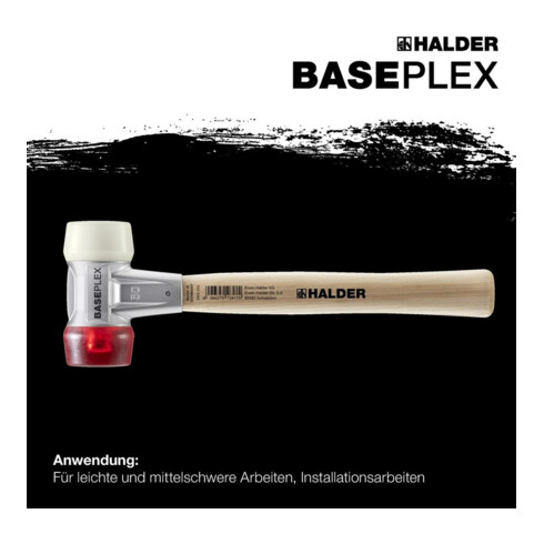 Halder Schonhammer Baseplex EH-3968, Celluloseacetat- + Nylon-Einsatz