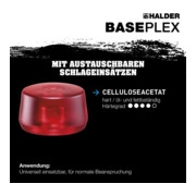 Halder Schonhammer Baseplex EH-3968, Celluloseacetat- + Nylon-Einsatz-5