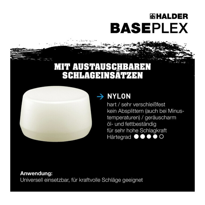 Halder Schonhammer Baseplex 30mm CA / Nylon
