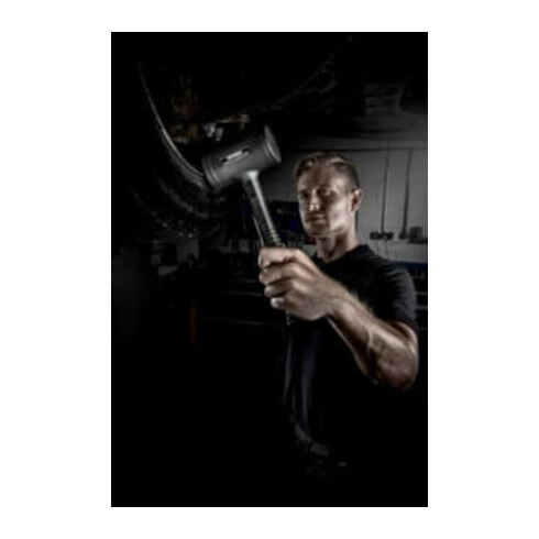 Halder Schonhammer BLACKCRAFT Gesamt-L.315mm Kopf-D.60mm STA rückschlagfrei