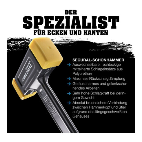 Halder Schonhammer Secural 30x40 mm mittelhart