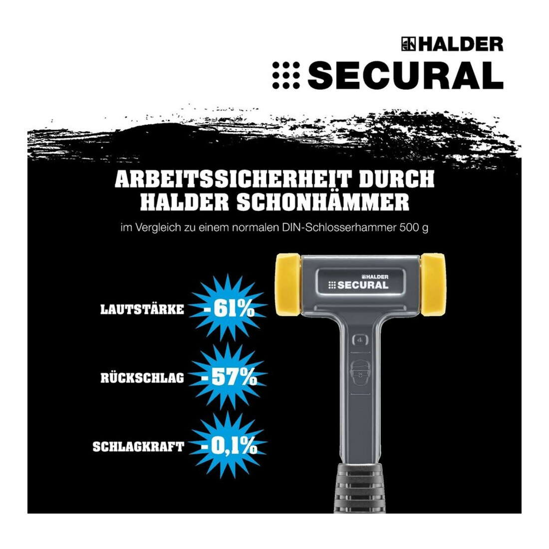 Halder Schonhammer Secural 30x40 mm mittelhart