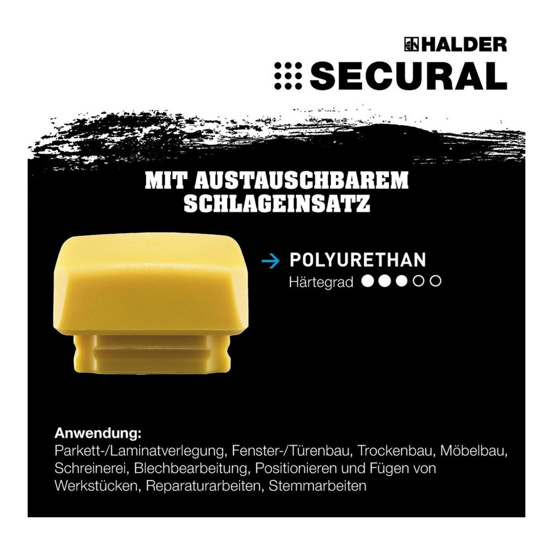 Halder Schonhammer Secural 30x40 mm mittelhart