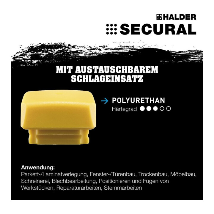 Halder Schonhammer Secural 30x40 mm mittelhart