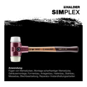 Halder Schonhammer Simplex 30mm Superpl./Nylon-5