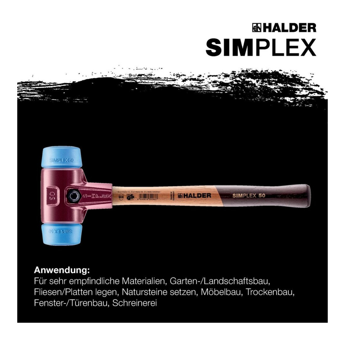 Halder Schonhammer SIMPLEX 30mm TPE-soft