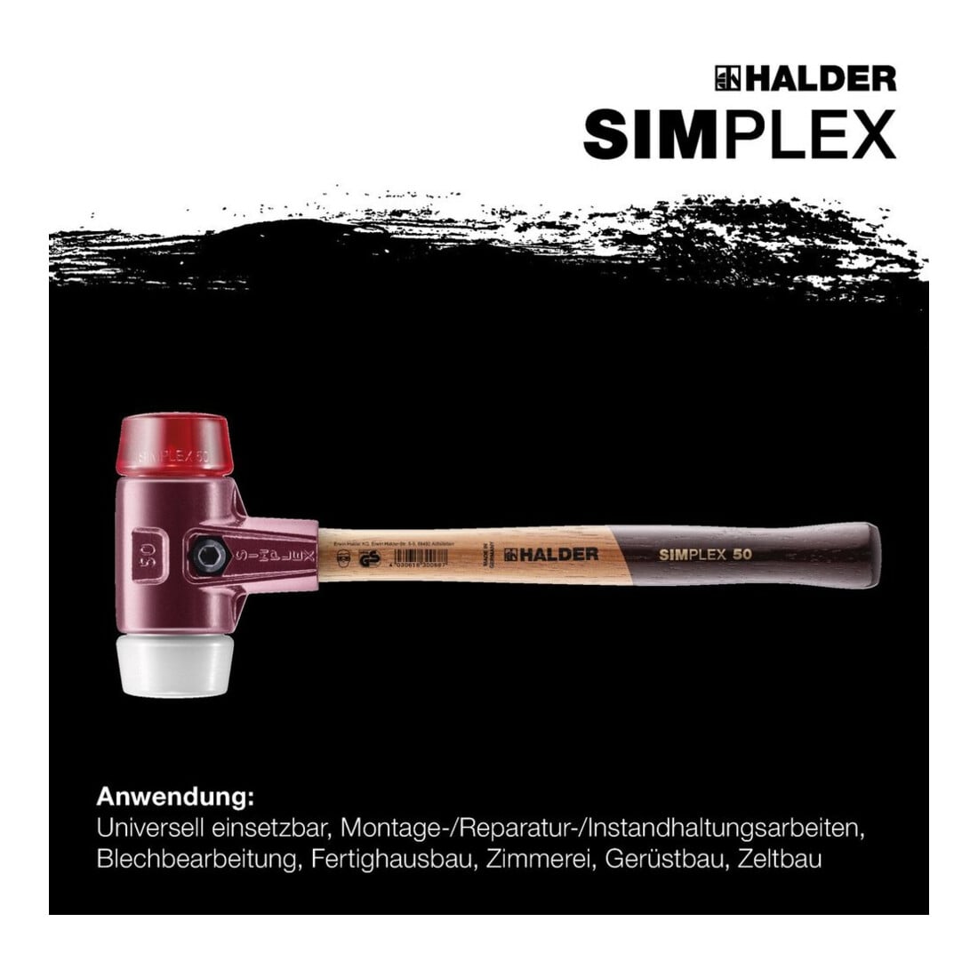 Halder Schonhammer Simplex 40mm Plastik/SP.
